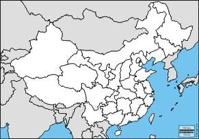 ช่องว่างบนแผนที่เมืองจีน