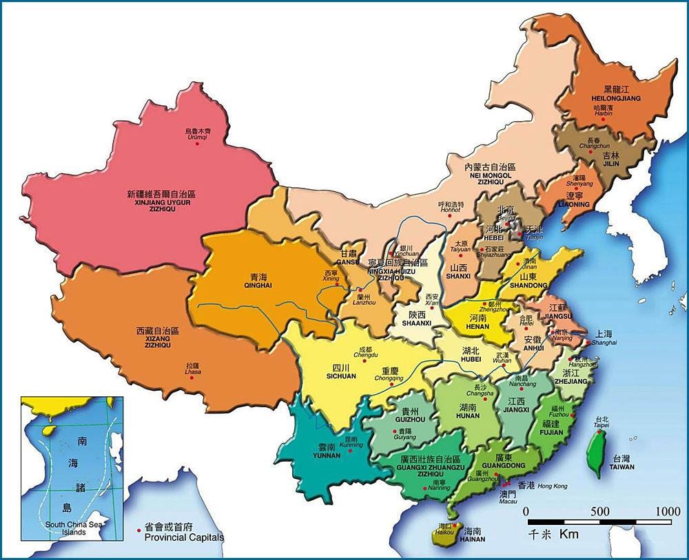 แผนที่เมืองจีน zimbabwe. kgm