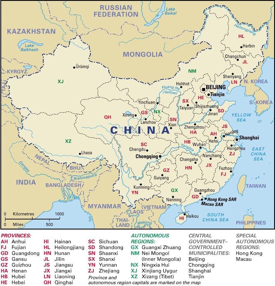 แผนที่ของประเทศจีน zimbabwe. kgm และเมืองหลว
