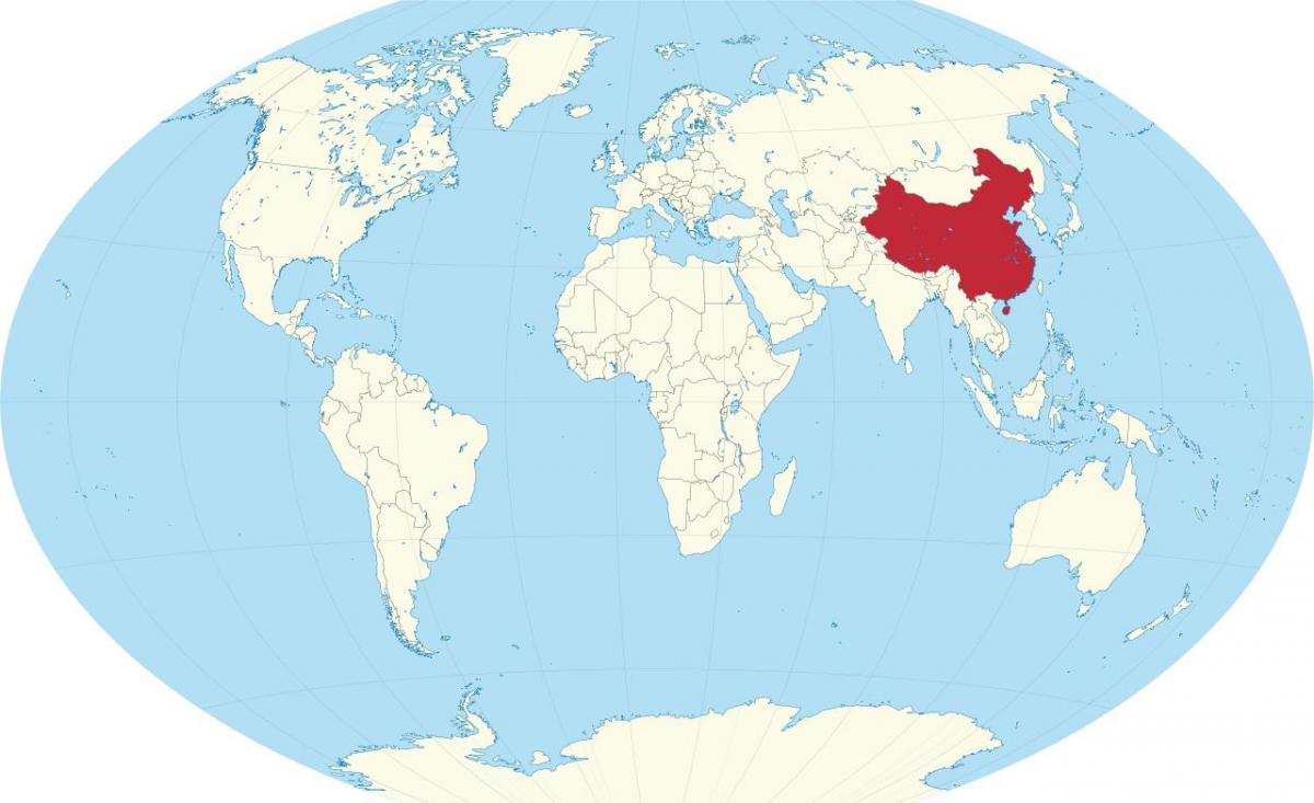 ประเทศจีนในโลกแผนที่