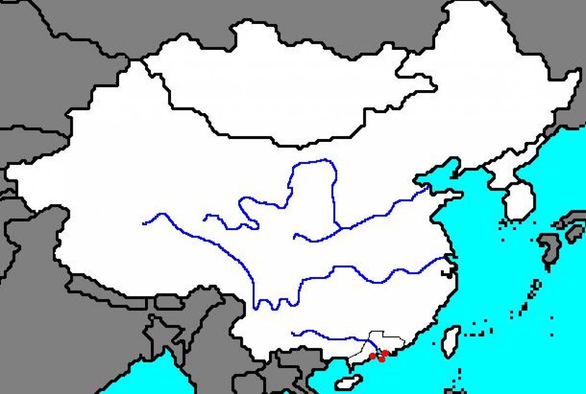 ช่องว่างบนแผนที่ของประเทศจีนโบราณ