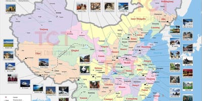 แผนที่ของประเทศจีนเจ๋ง
