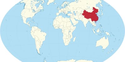 ประเทศจีนในโลกแผนที่