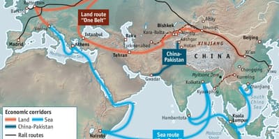 ประเทศจีนผ่านทางโครงการแผนที่