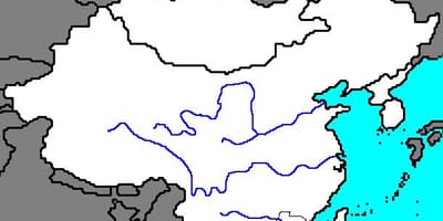 ช่องว่างบนแผนที่ของประเทศจีนโบราณ