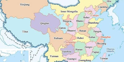 ประเทศจีนแผนที่เมืองและ zimbabwe. kgm